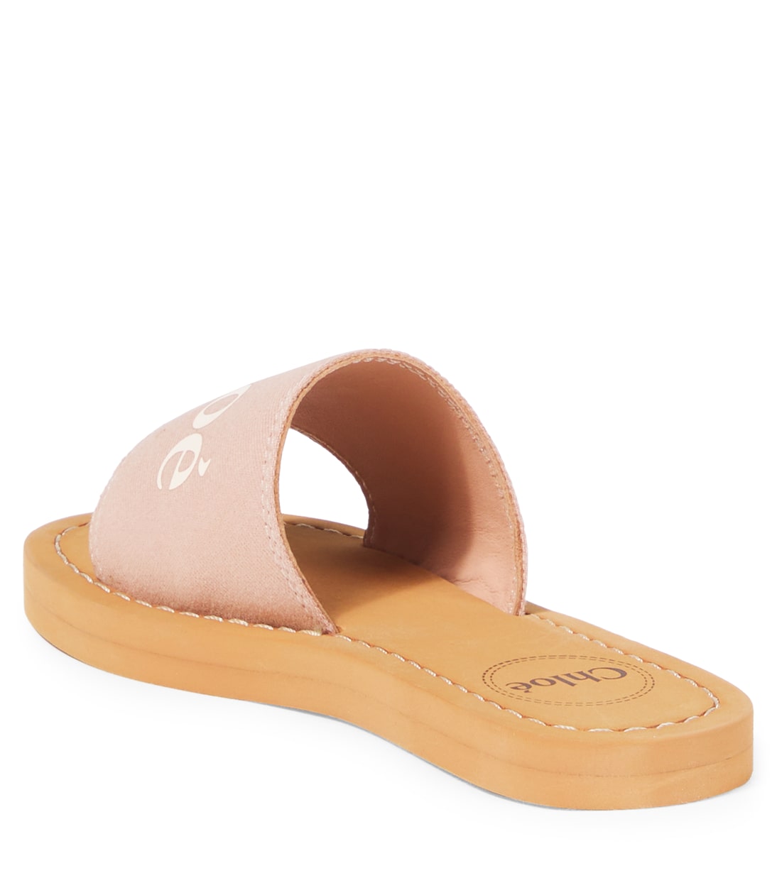 Bedruckte Pantoletten aus Canvas | Chloé Kids