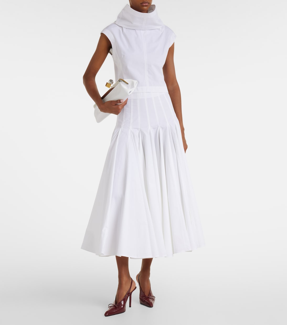 Cotton jersey midi skirt | Jacquemus