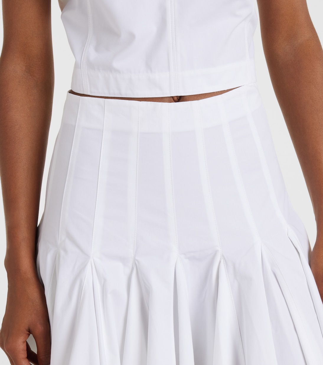 Cotton jersey midi skirt | Jacquemus