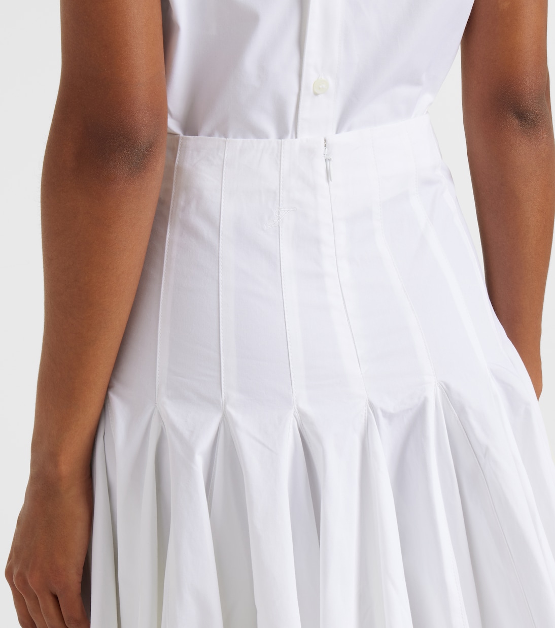Cotton jersey midi skirt | Jacquemus
