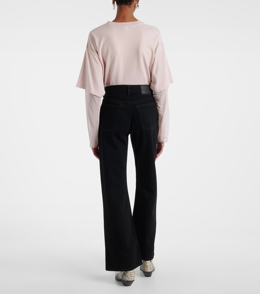 Jean droit 2021F à taille mi-haute | Acne Studios