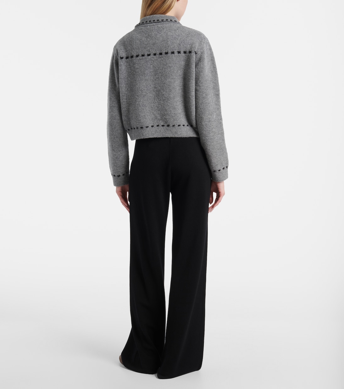 Wool and cashmere-blend cardigan | Jardin des Orangers