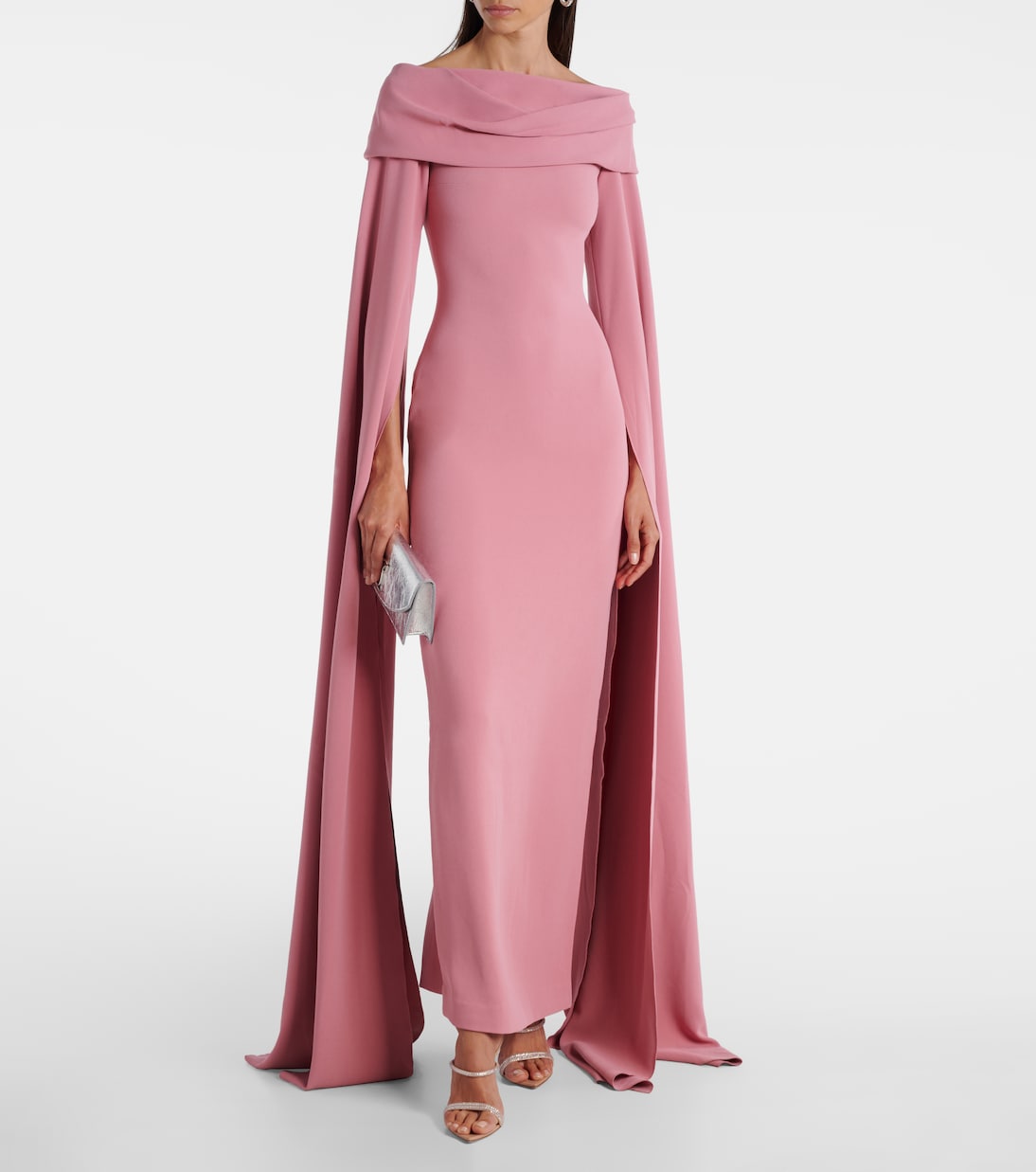 Nuri draped gown | Solace London