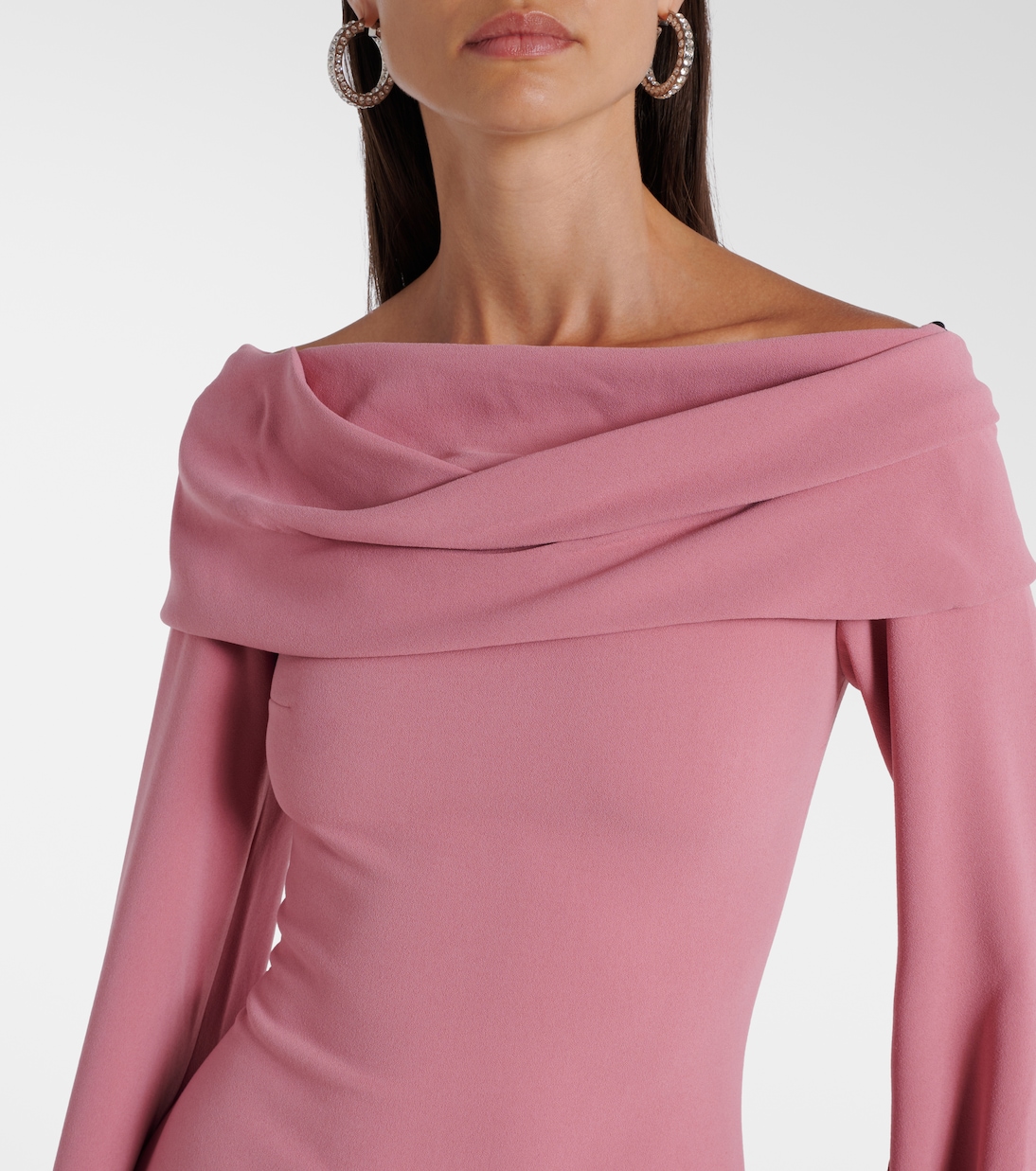 Nuri draped gown | Solace London