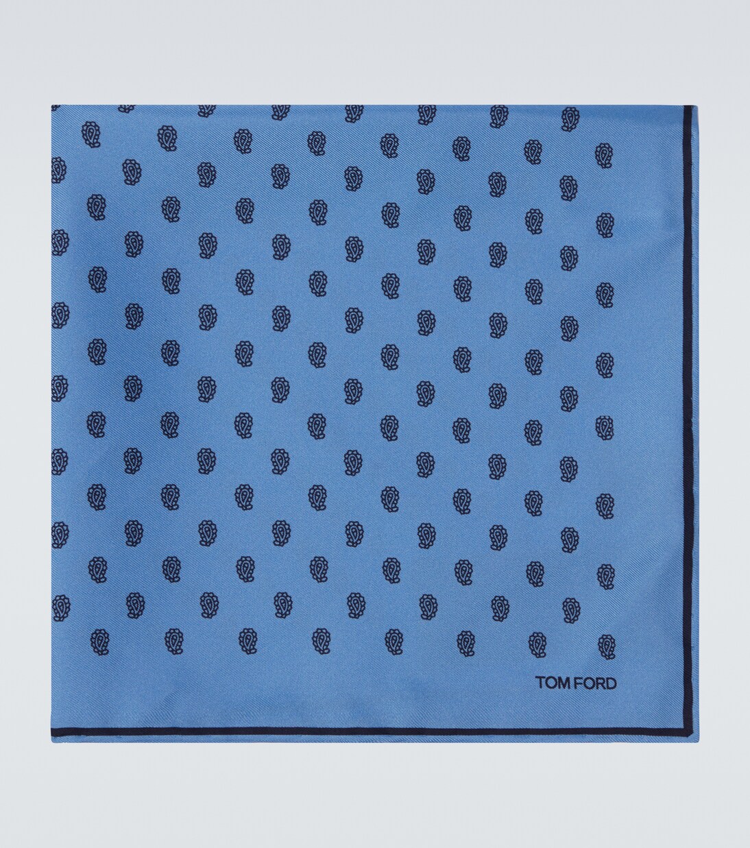 Bedrucktes Einstecktuch aus Seiden-Twill | Tom Ford