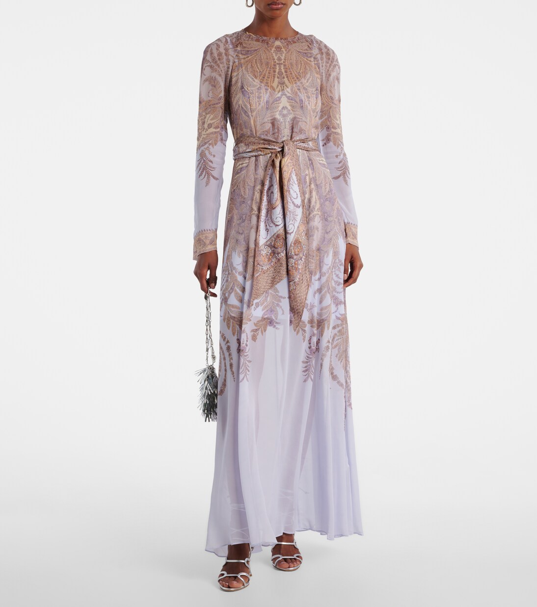 Hypnotic belted floral maxi dress | Zimmermann