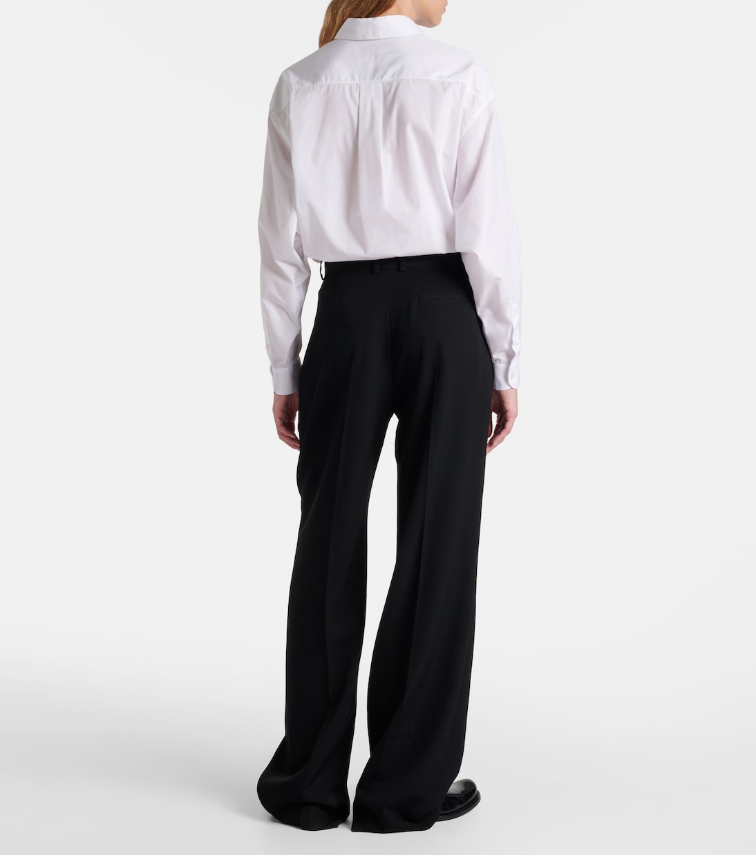 Virgil 울 개버딘 와이드 팬츠 | The Row