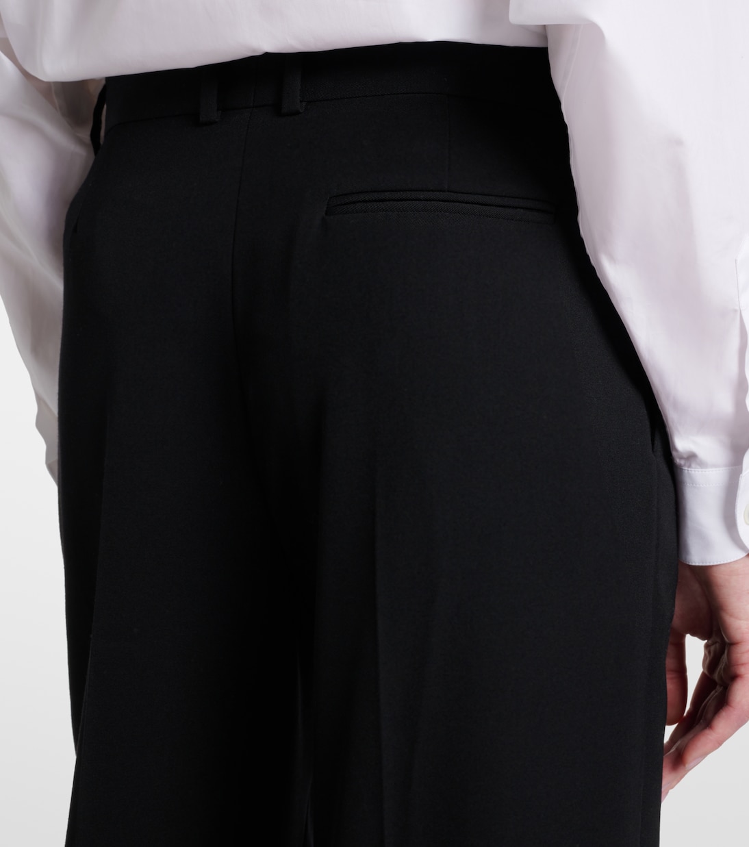 Virgil 울 개버딘 와이드 팬츠 | The Row