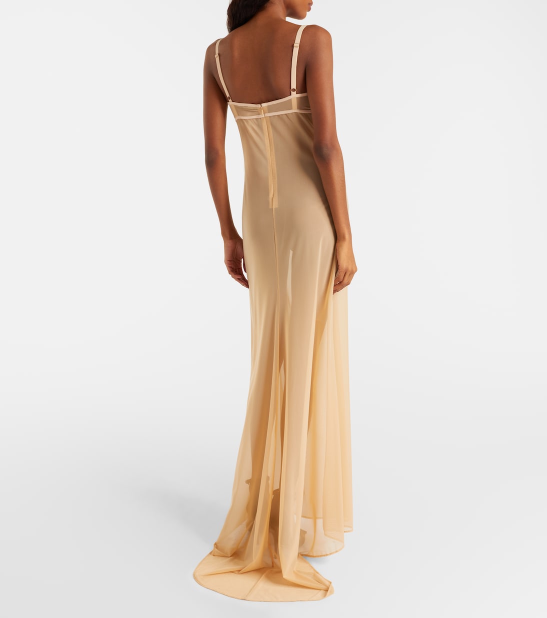 Sheer maxi dress | Balenciaga