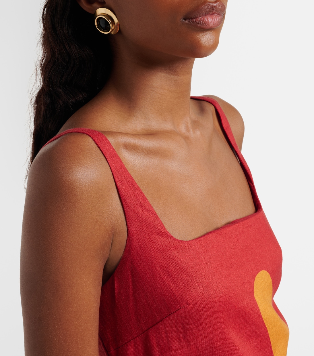 Siela floral linen minidress | Cala de la Cruz