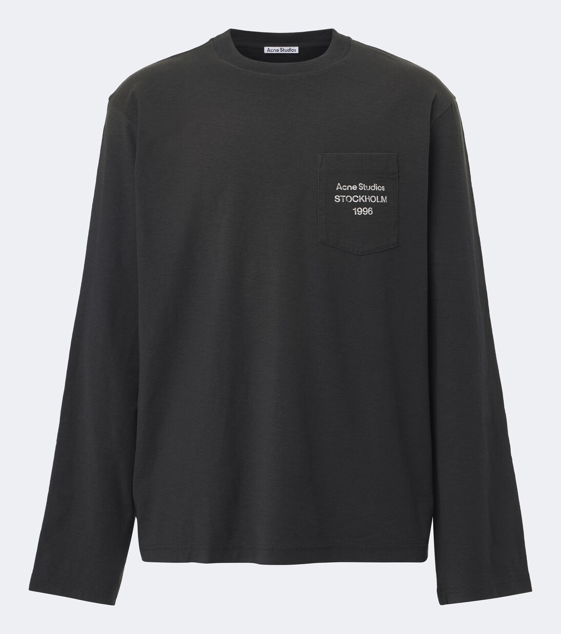 Longsleeve Aus Einem Baumwollgemisch In Schwarz Acne Studios Mytheresa