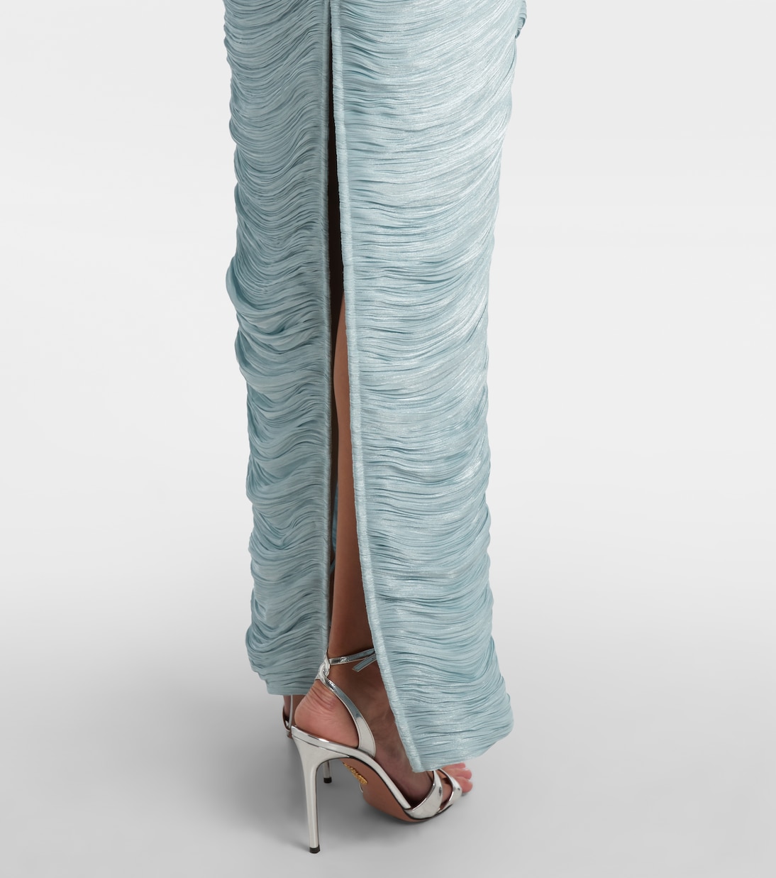 Pleated crêpe corset gown | Marmar Halim