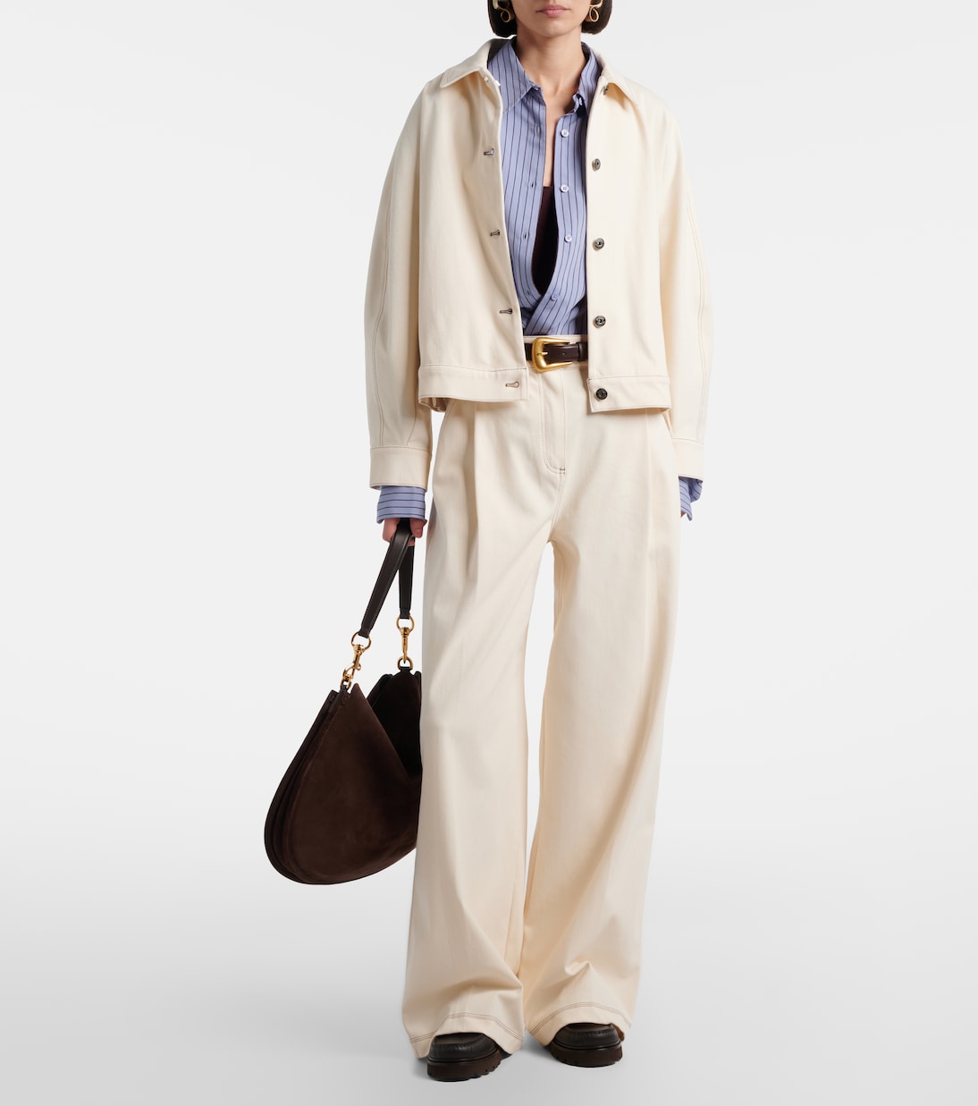 Pleated wide-leg jeans | Max Mara