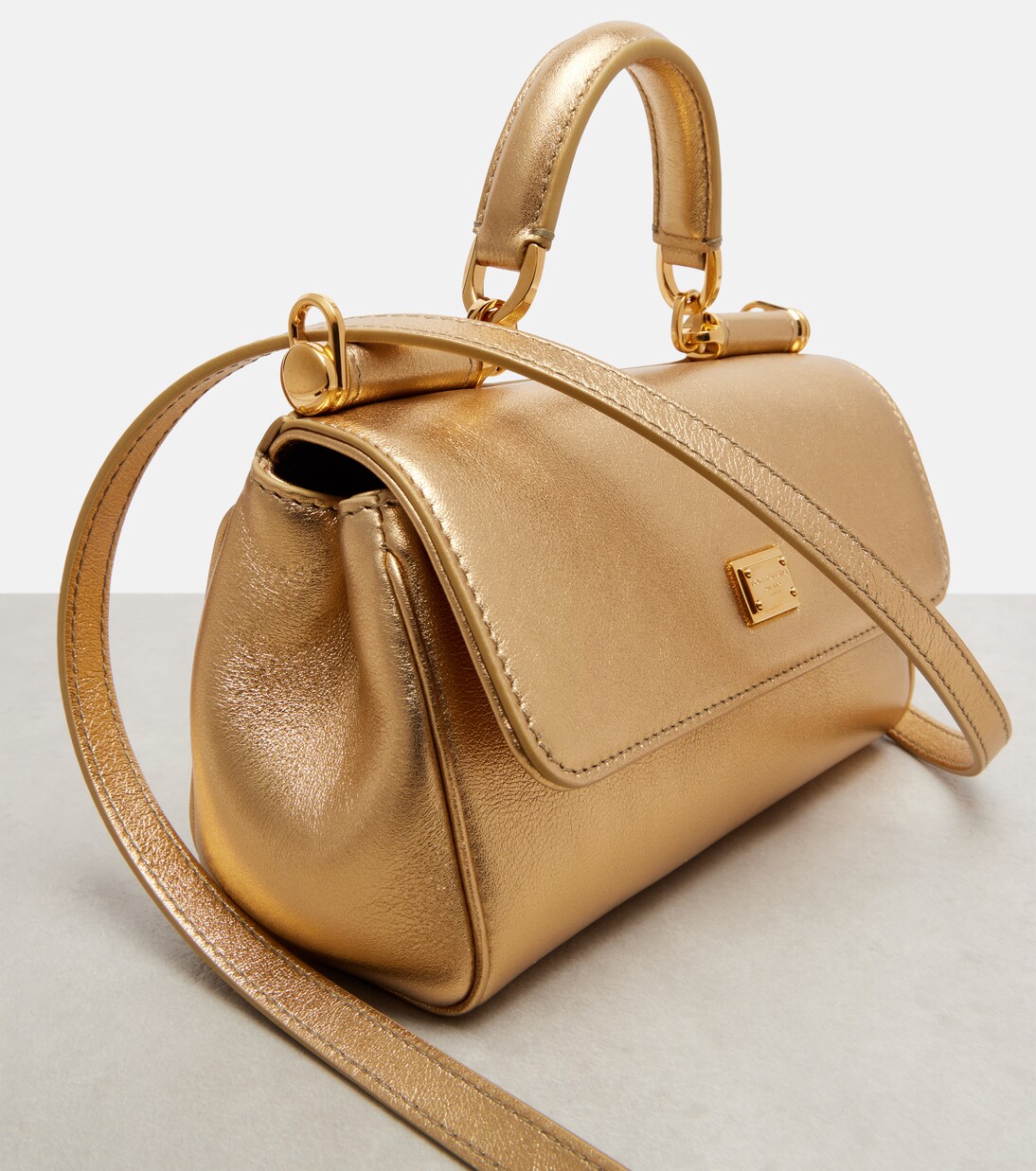 My Sicily metallic leather tote bag  | Dolce&Gabbana