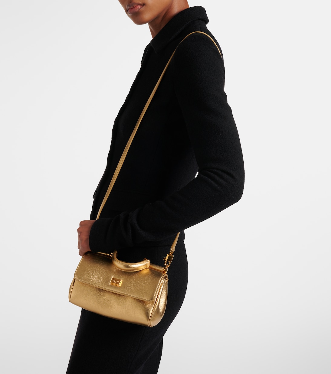 My Sicily metallic leather tote bag  | Dolce&Gabbana