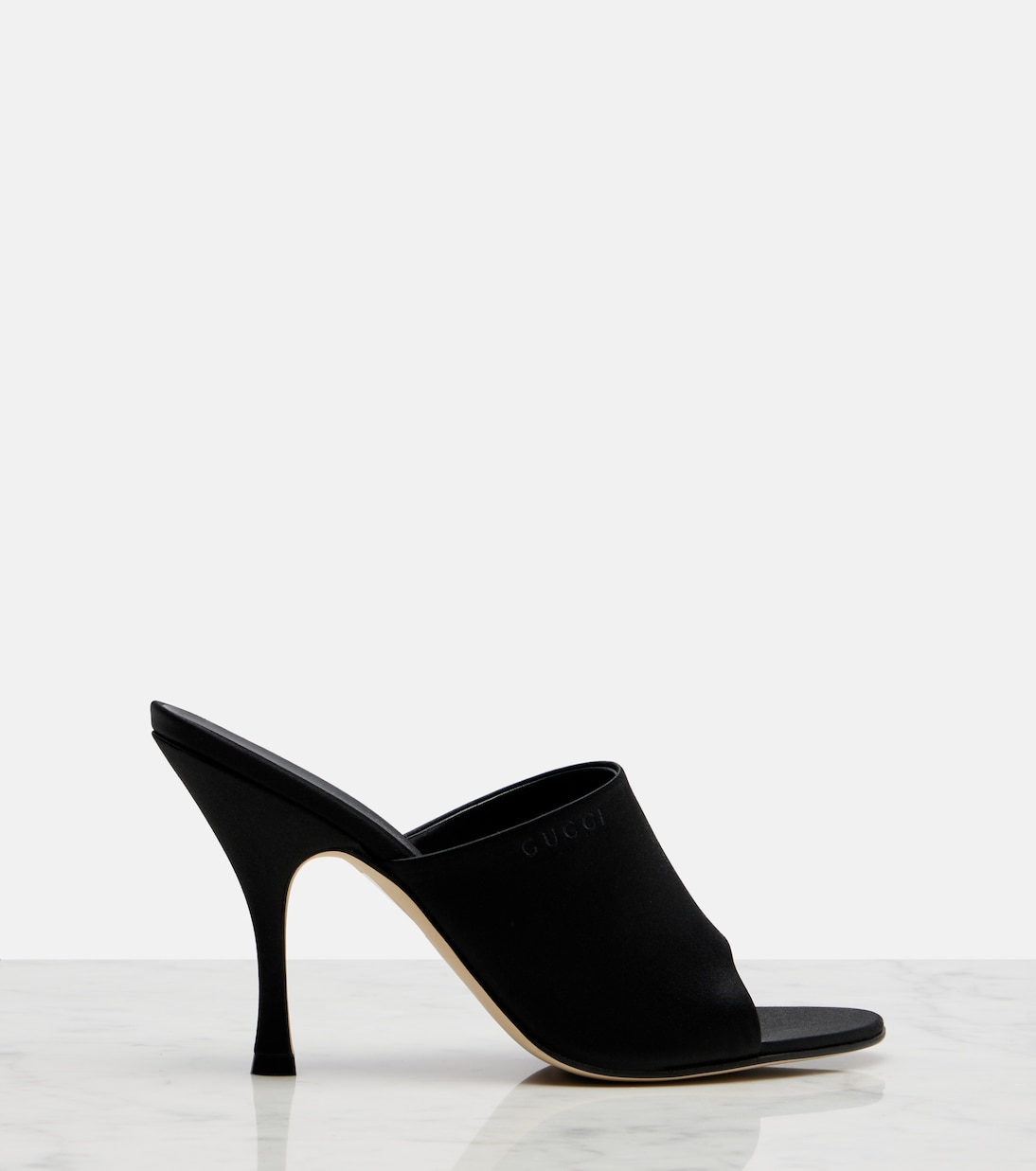 95 satin mules | Gucci