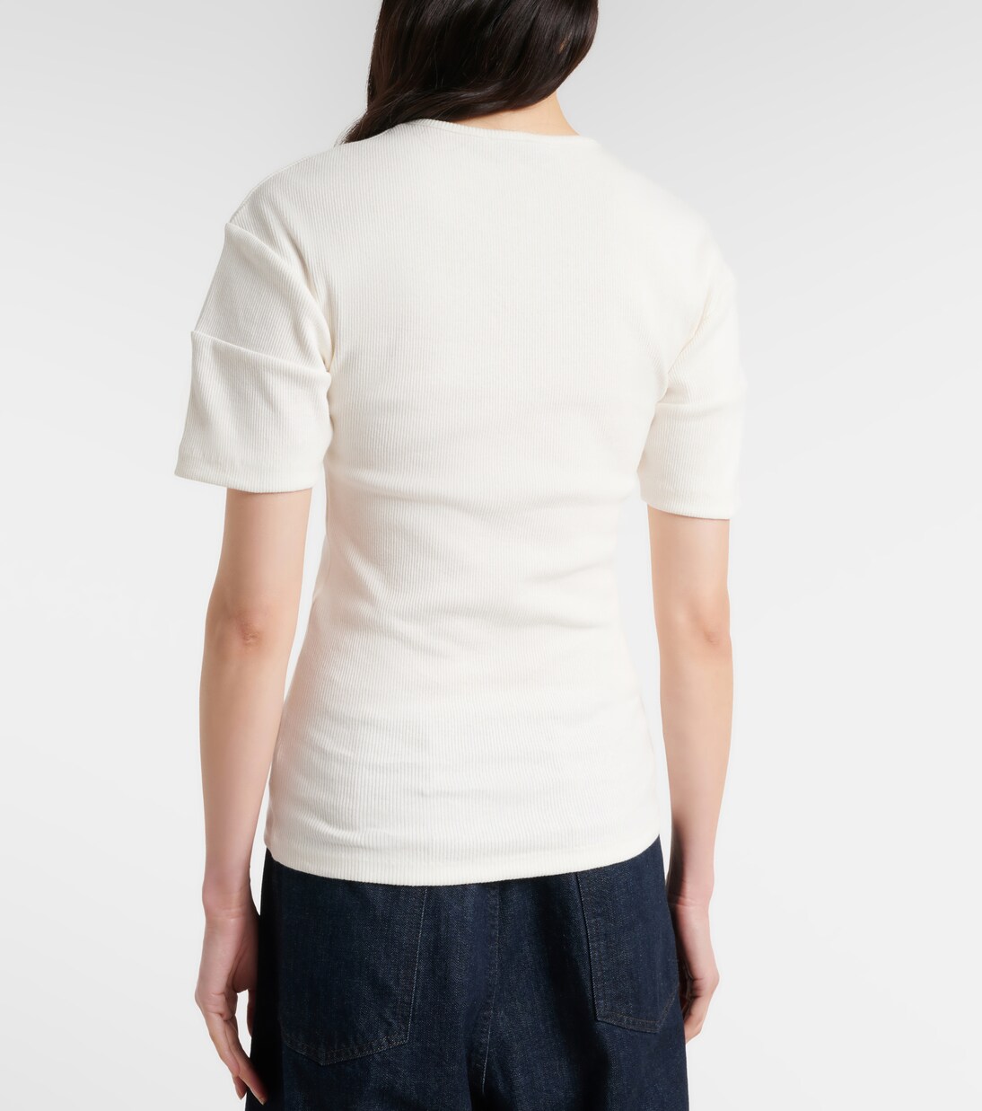 Henley-Top aus Baumwolle und Leinen | Lemaire