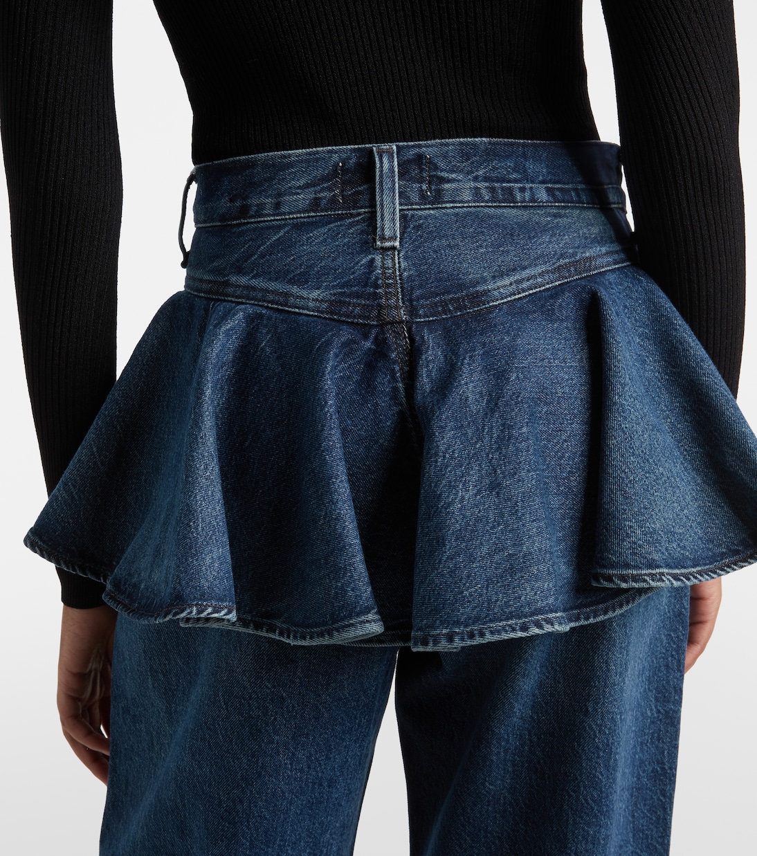 Peplum straight jeans | Agolde