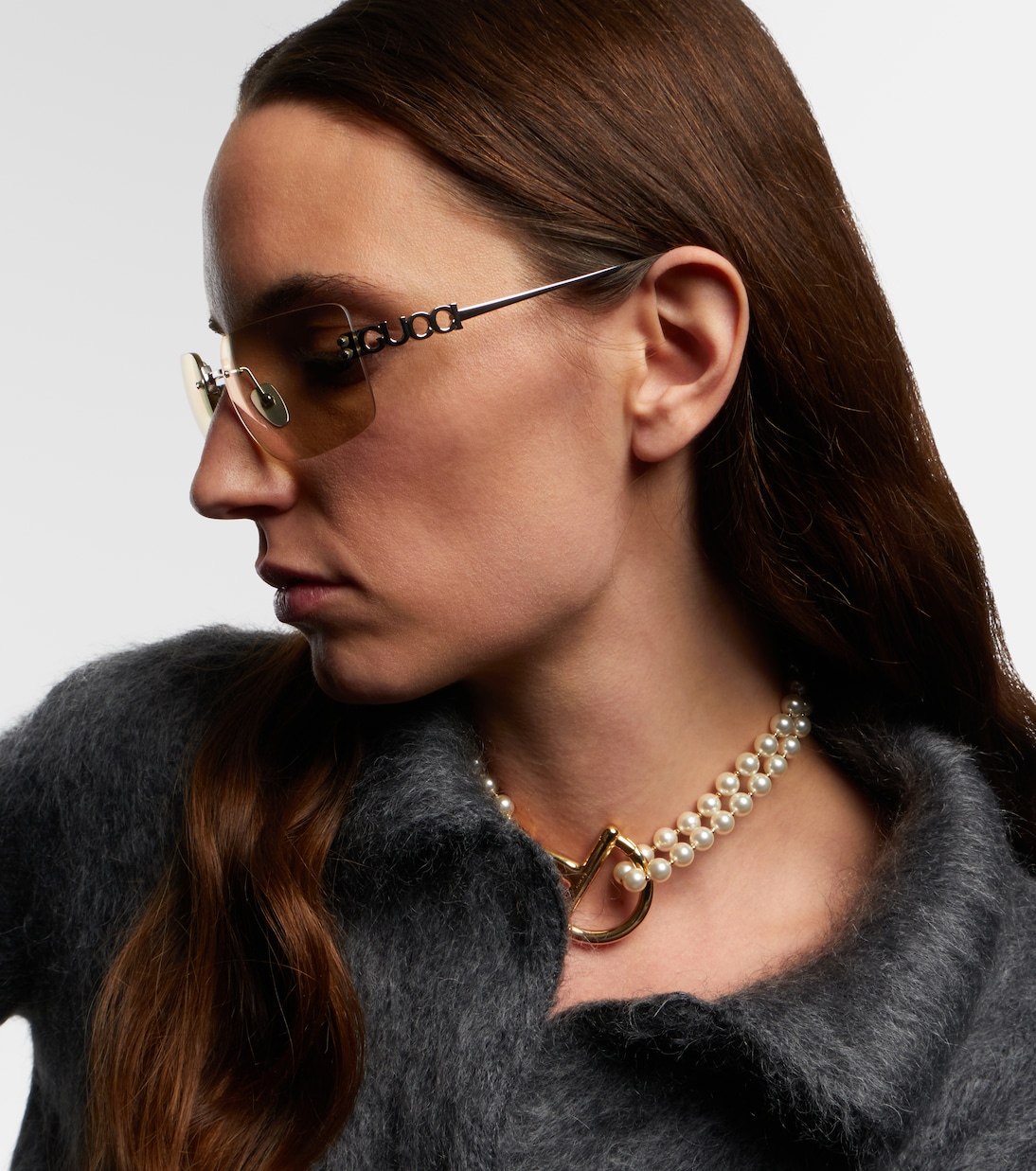 Gucci Signoria rectangular glasses | Gucci