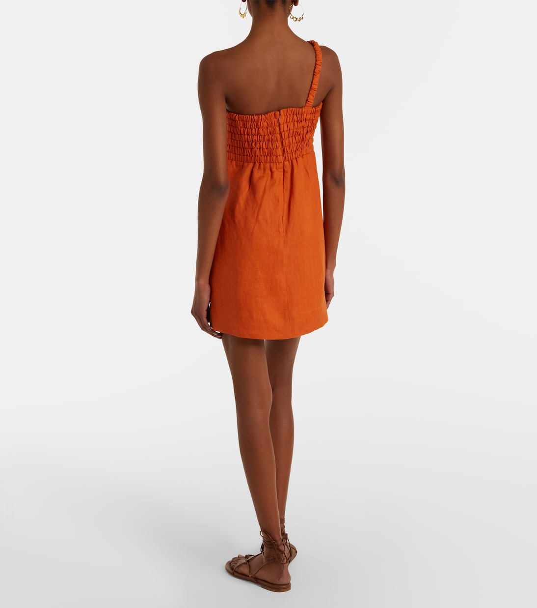 Floral-appliqué linen mindress | Farm Rio