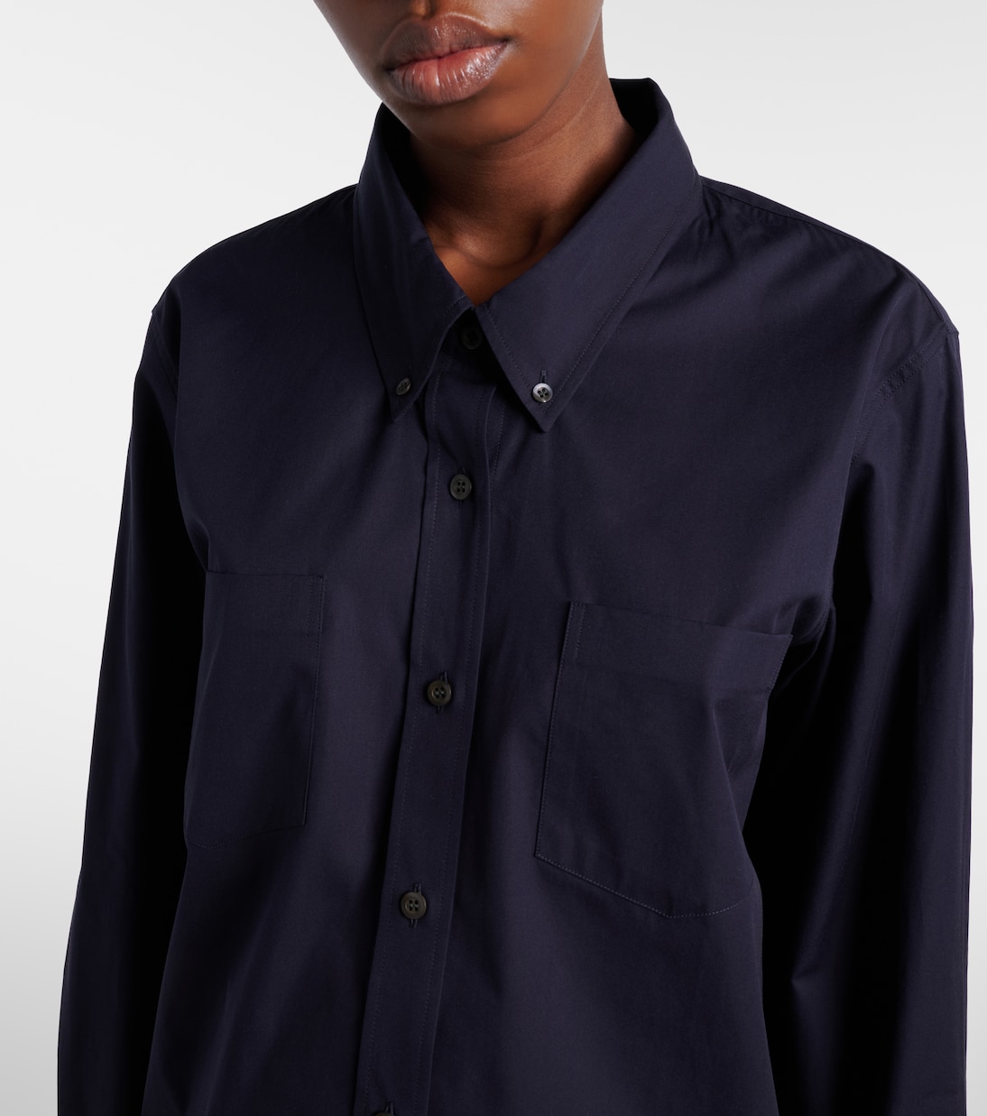 Oversized cotton poplin shirt | Dries Van Noten