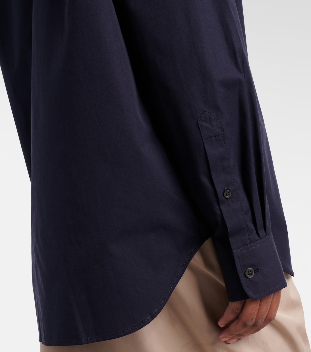 Oversized cotton poplin shirt | Dries Van Noten