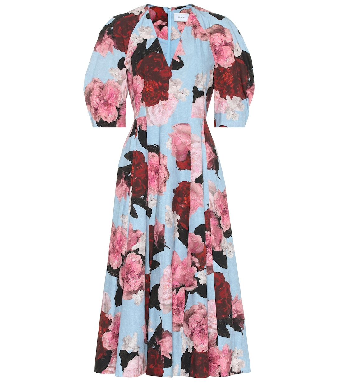 Robe Cressida imprimée en coton | Erdem