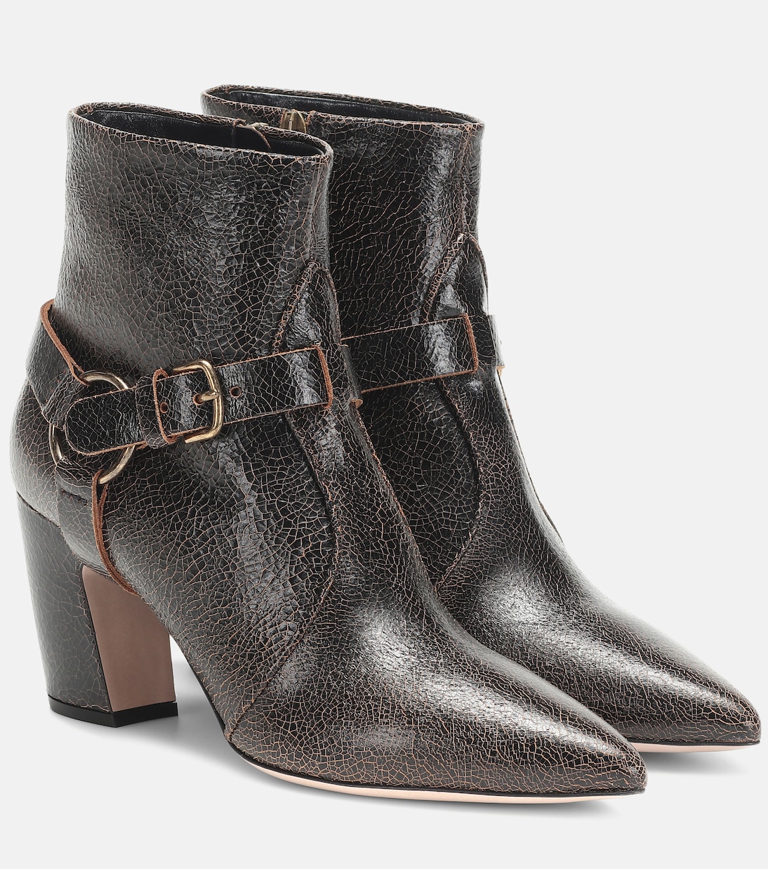 Stivaletti texani in pelle | Miu Miu