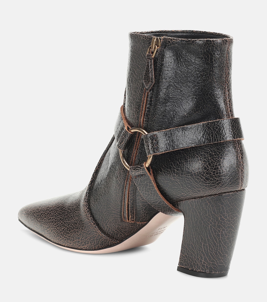 Stivaletti texani in pelle | Miu Miu