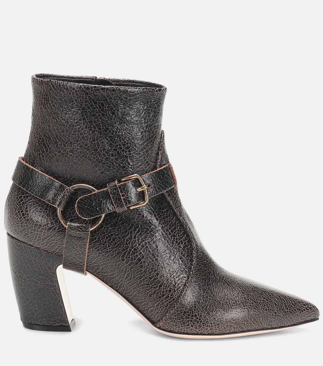 Stivaletti texani in pelle | Miu Miu