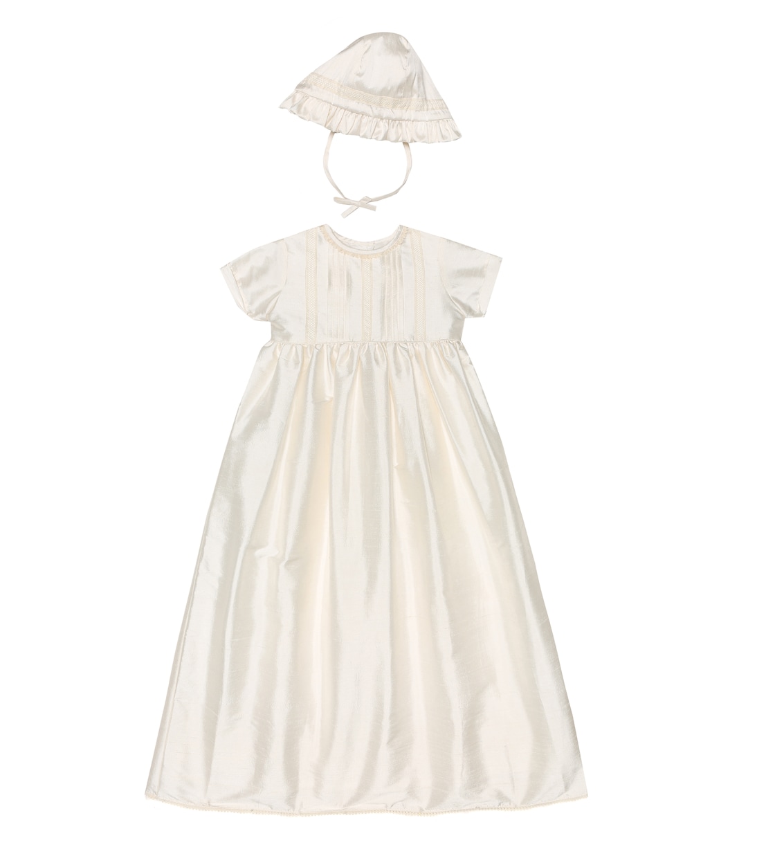 Bébé – Set robe et chapeau en soie | Rachel Riley