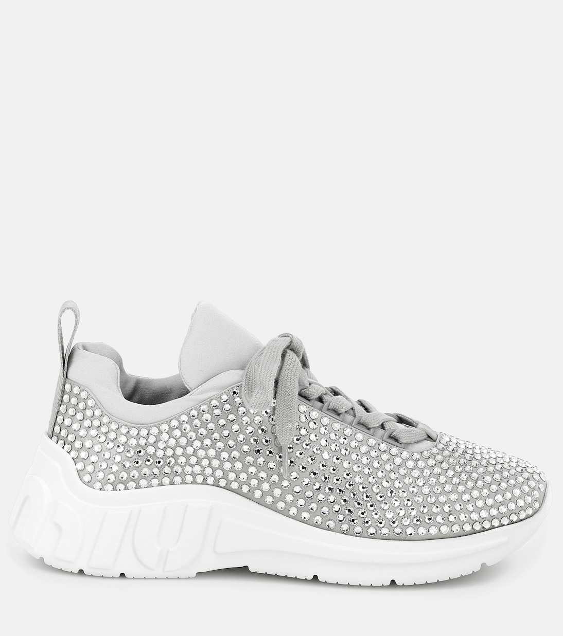 Sneakers mit Kristallen | Miu Miu