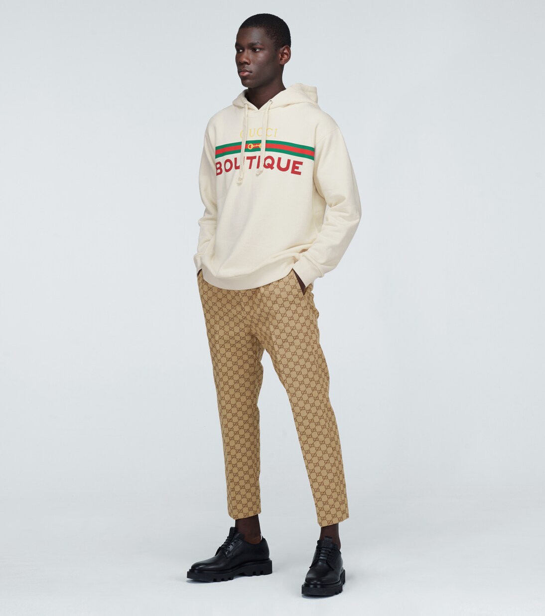 GG canvas jacquard jogging pants | Gucci