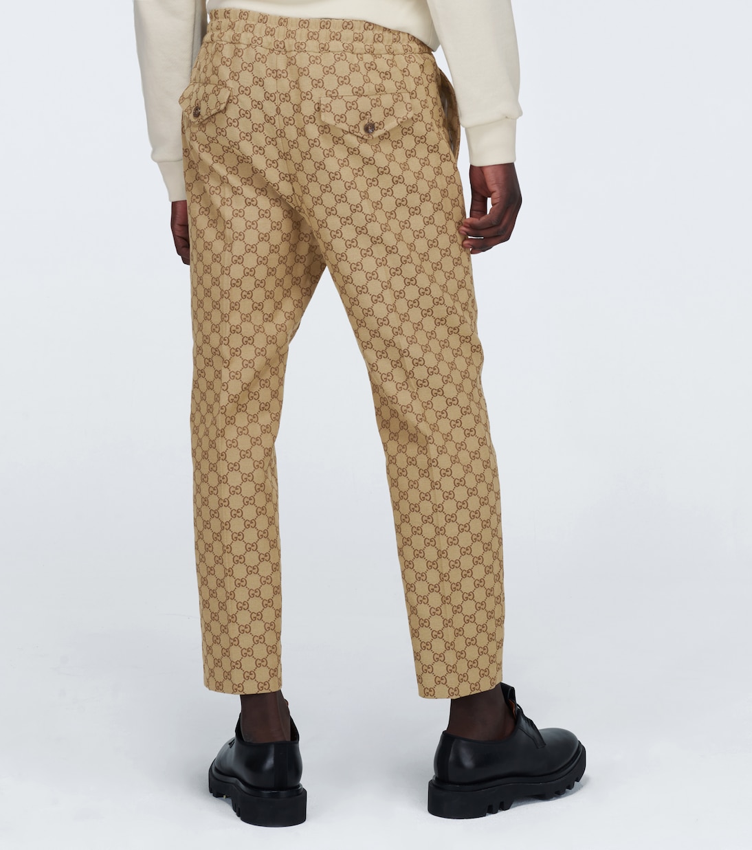 GG canvas jacquard jogging pants | Gucci