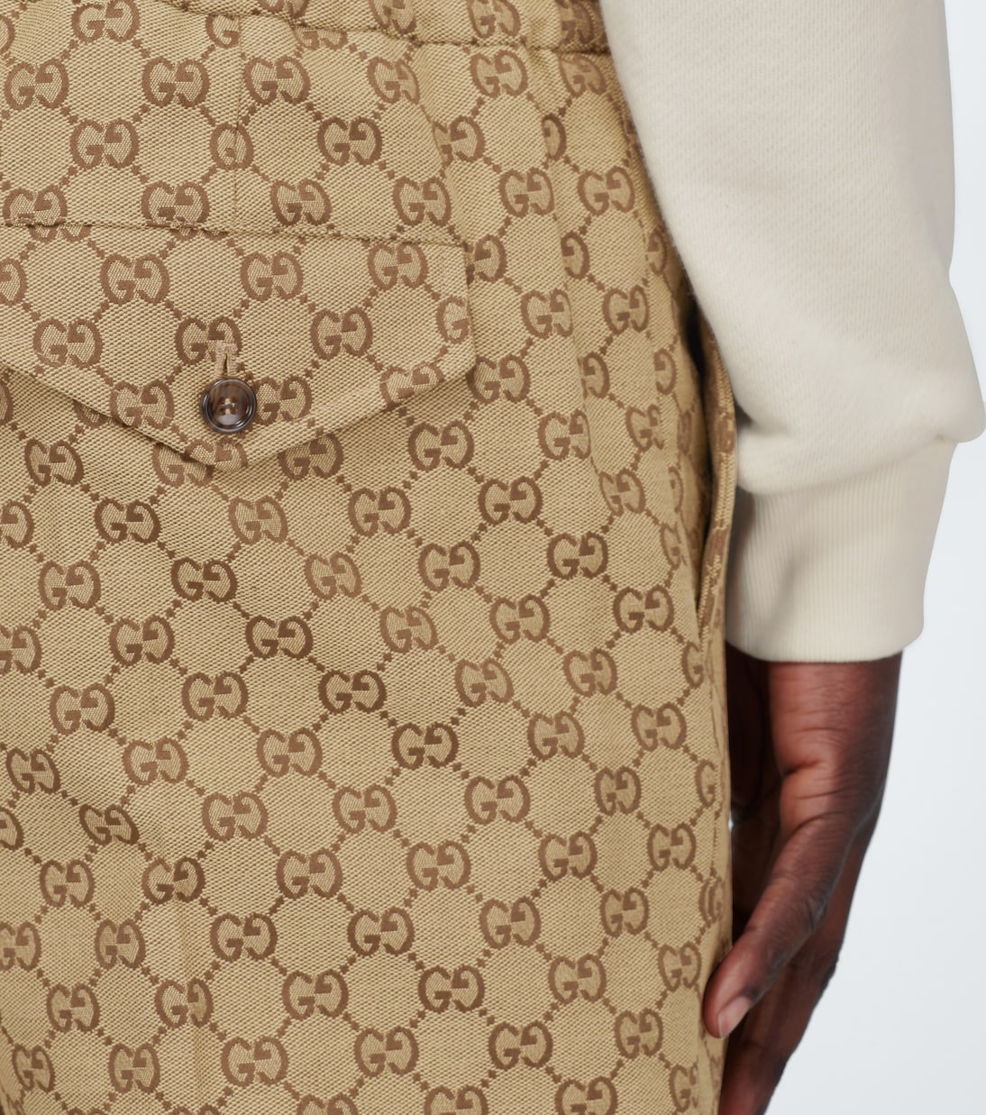 GG canvas jacquard jogging pants | Gucci