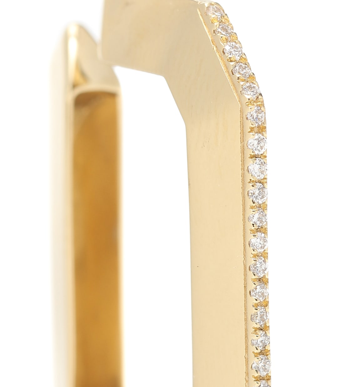 Sabrina 18kt gold single ear cuff with diamonds | Eéra