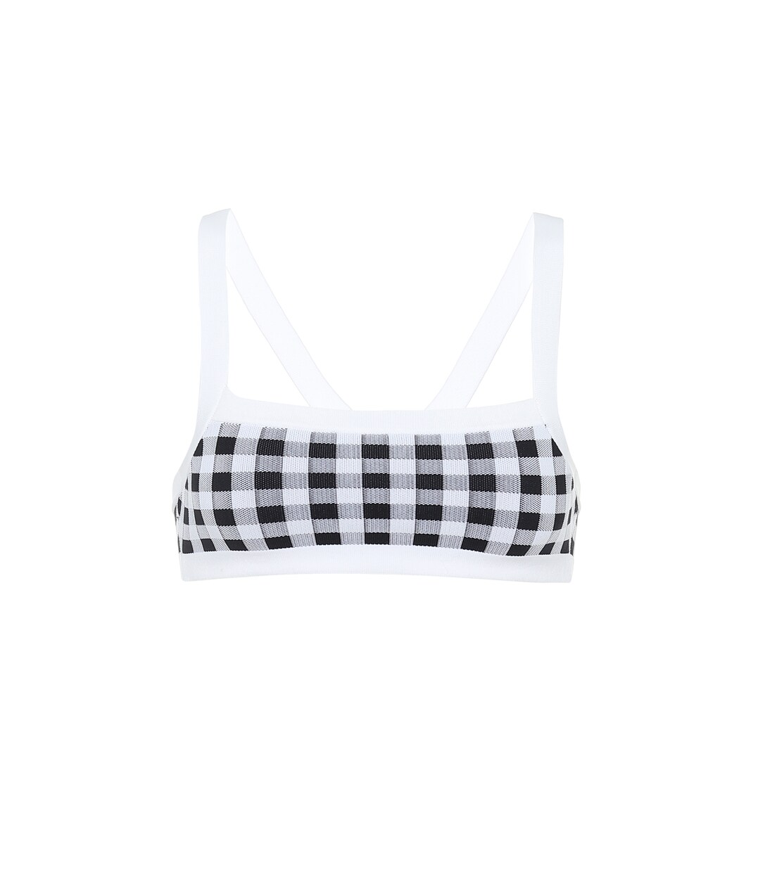 Top bikini La Plage a quadri | Tropic of C