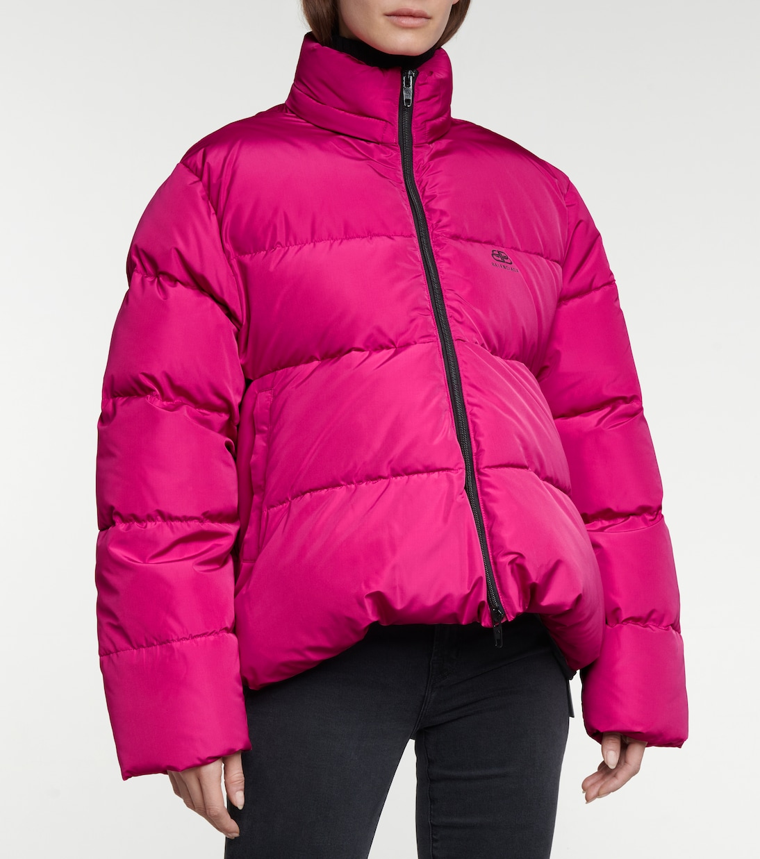 Wattierte Jacke C-SHAPE aus Faille | Balenciaga