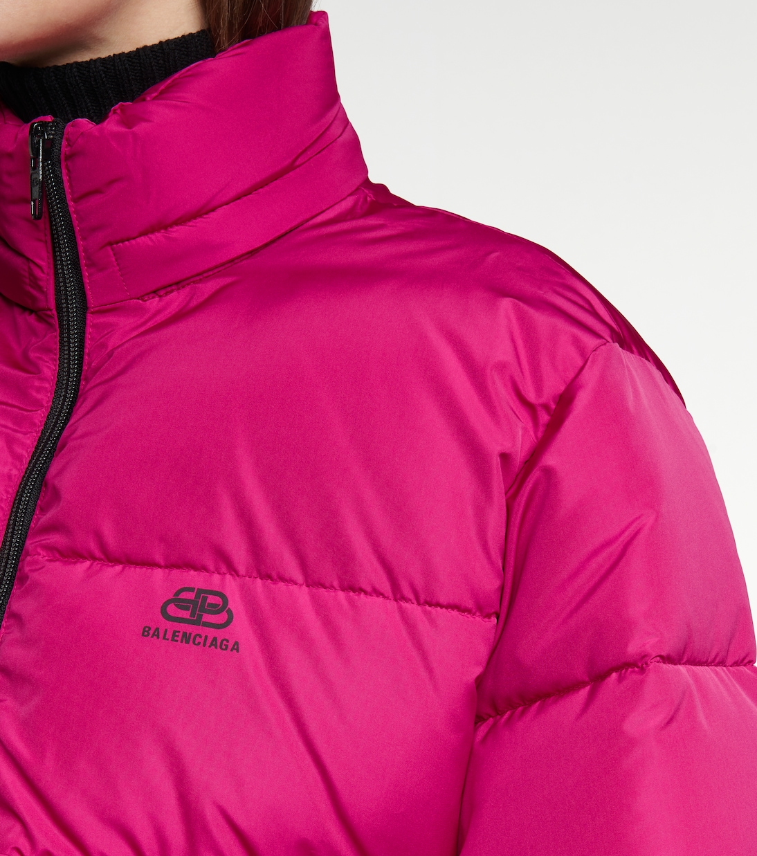 Wattierte Jacke C-SHAPE aus Faille | Balenciaga
