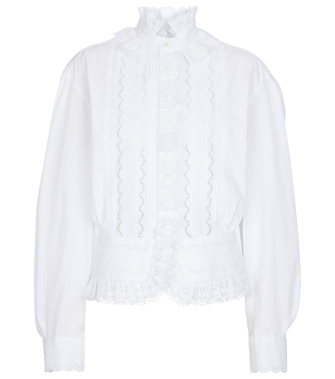 Camicia in cotone sangallo | Rabanne