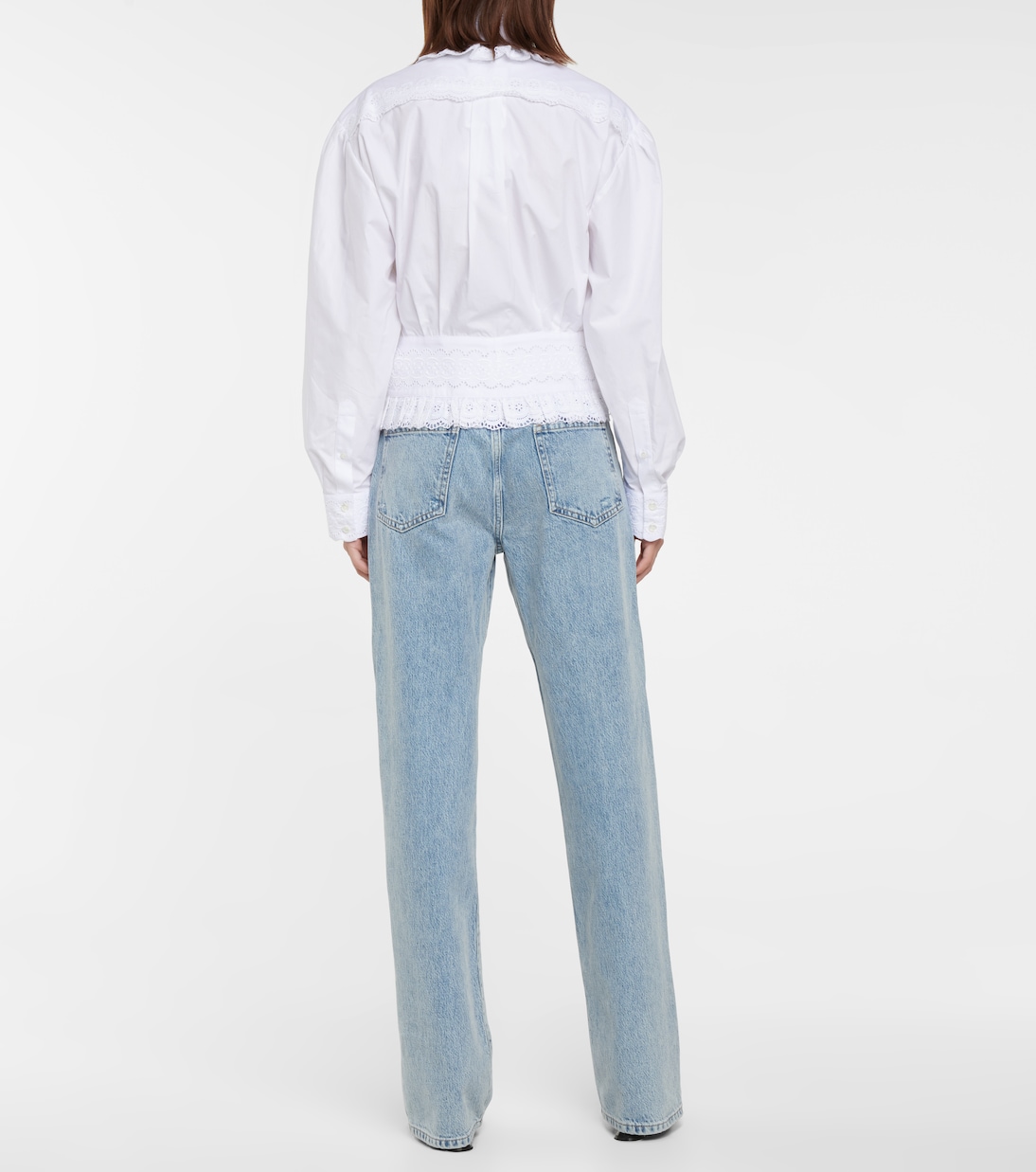 Camicia in cotone sangallo | Rabanne