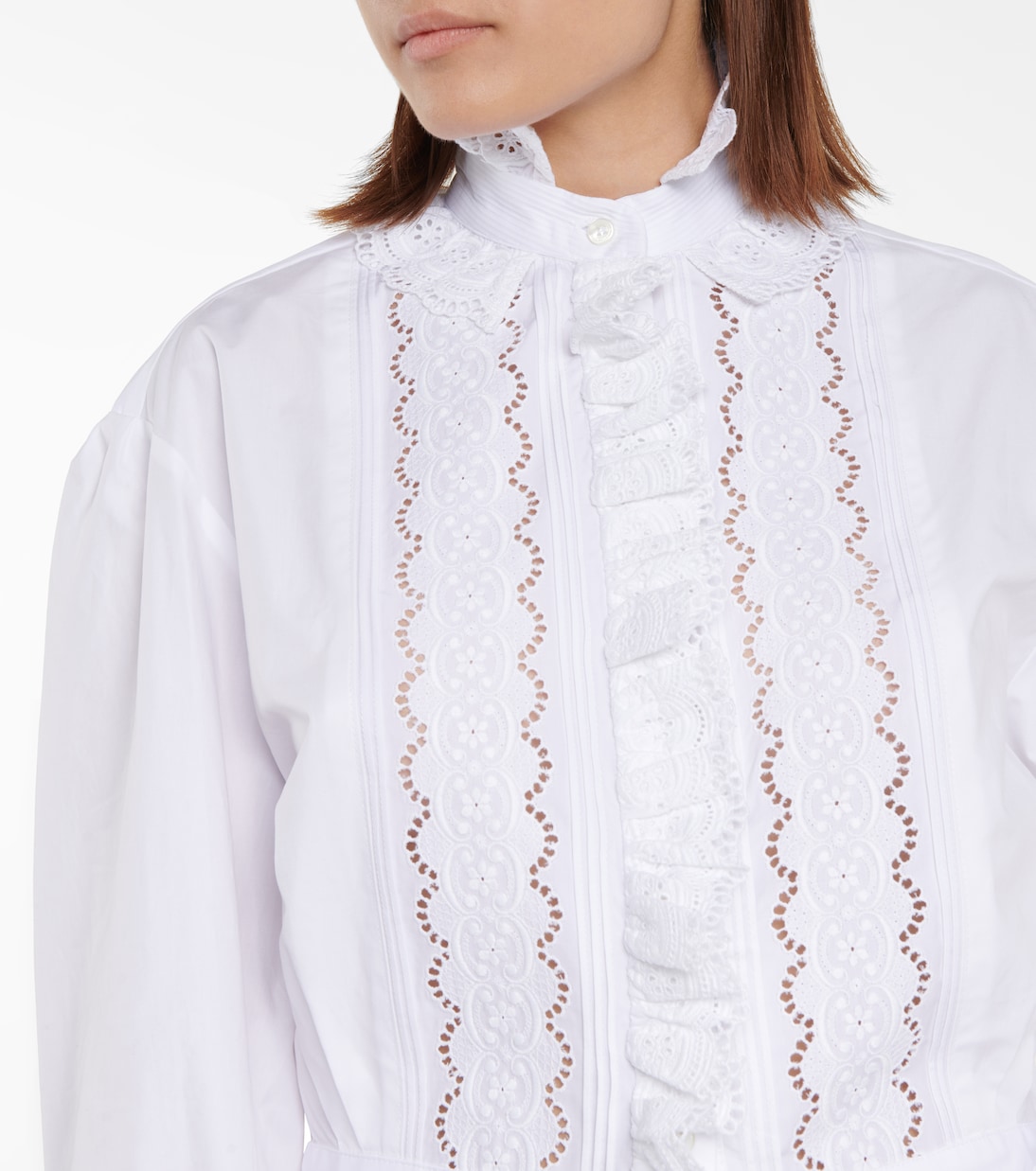 Camicia in cotone sangallo | Rabanne