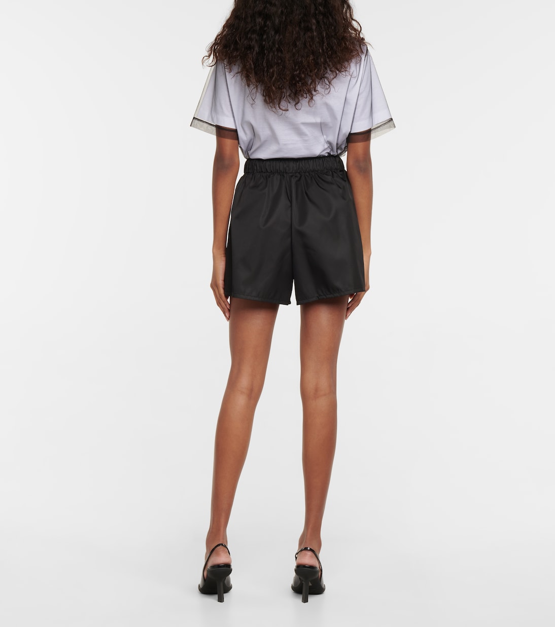 Shorts in gabardine Re-Nylon | Prada