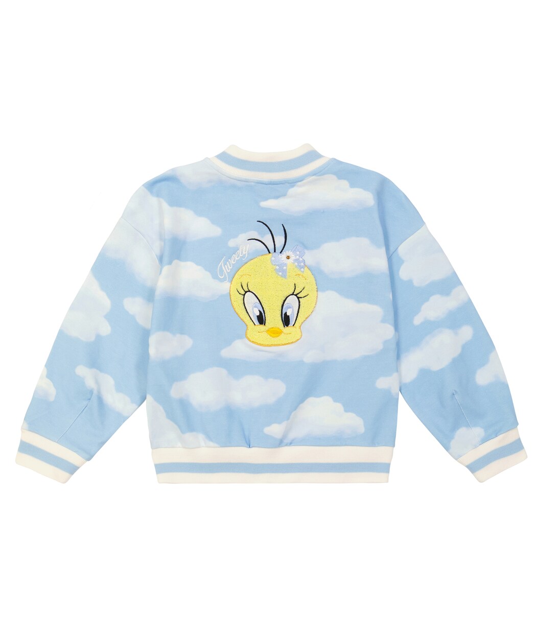 Sudadera en mezcla de algodón estampada | Monnalisa