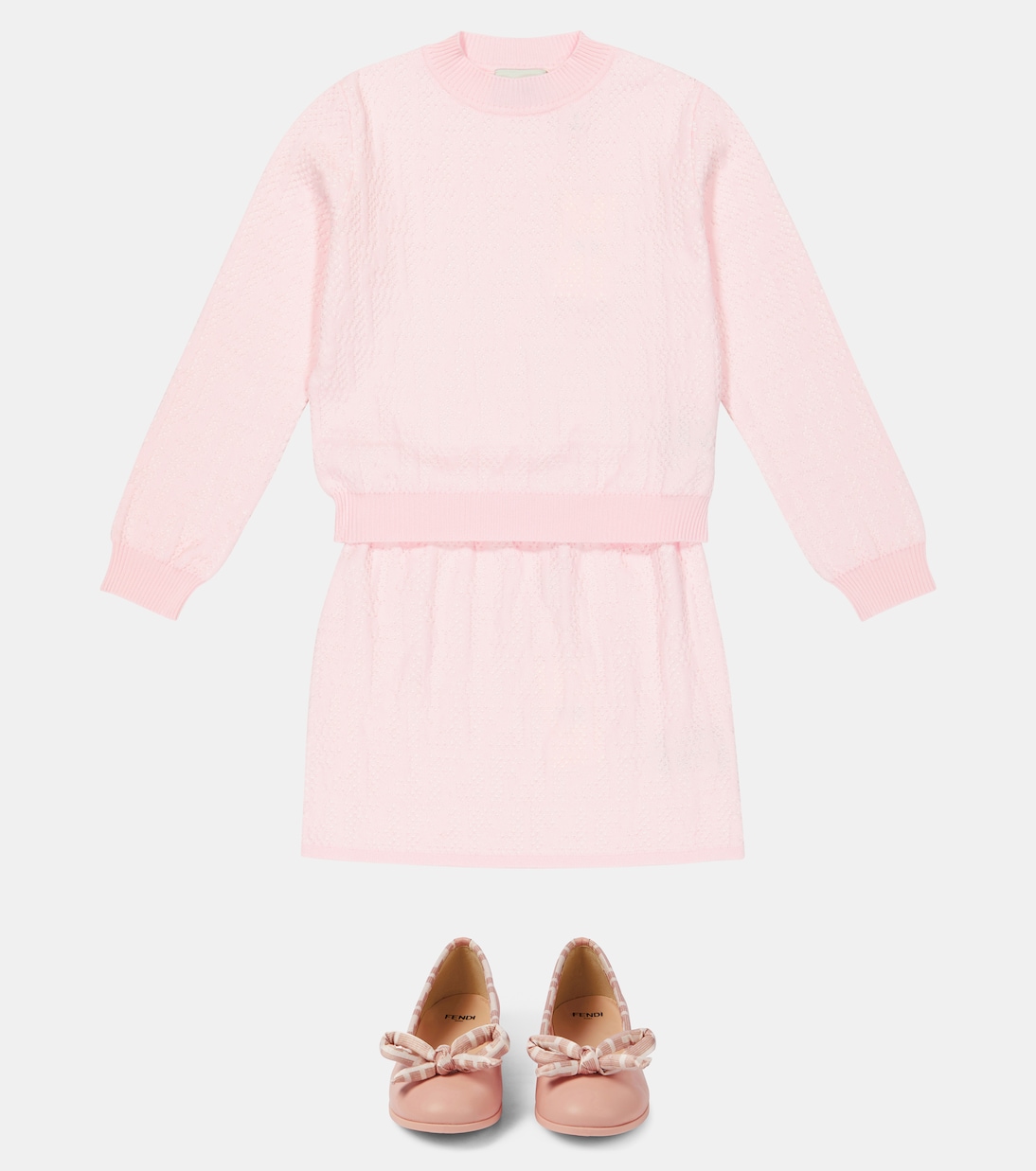 Gonna in cotone | Fendi Kids