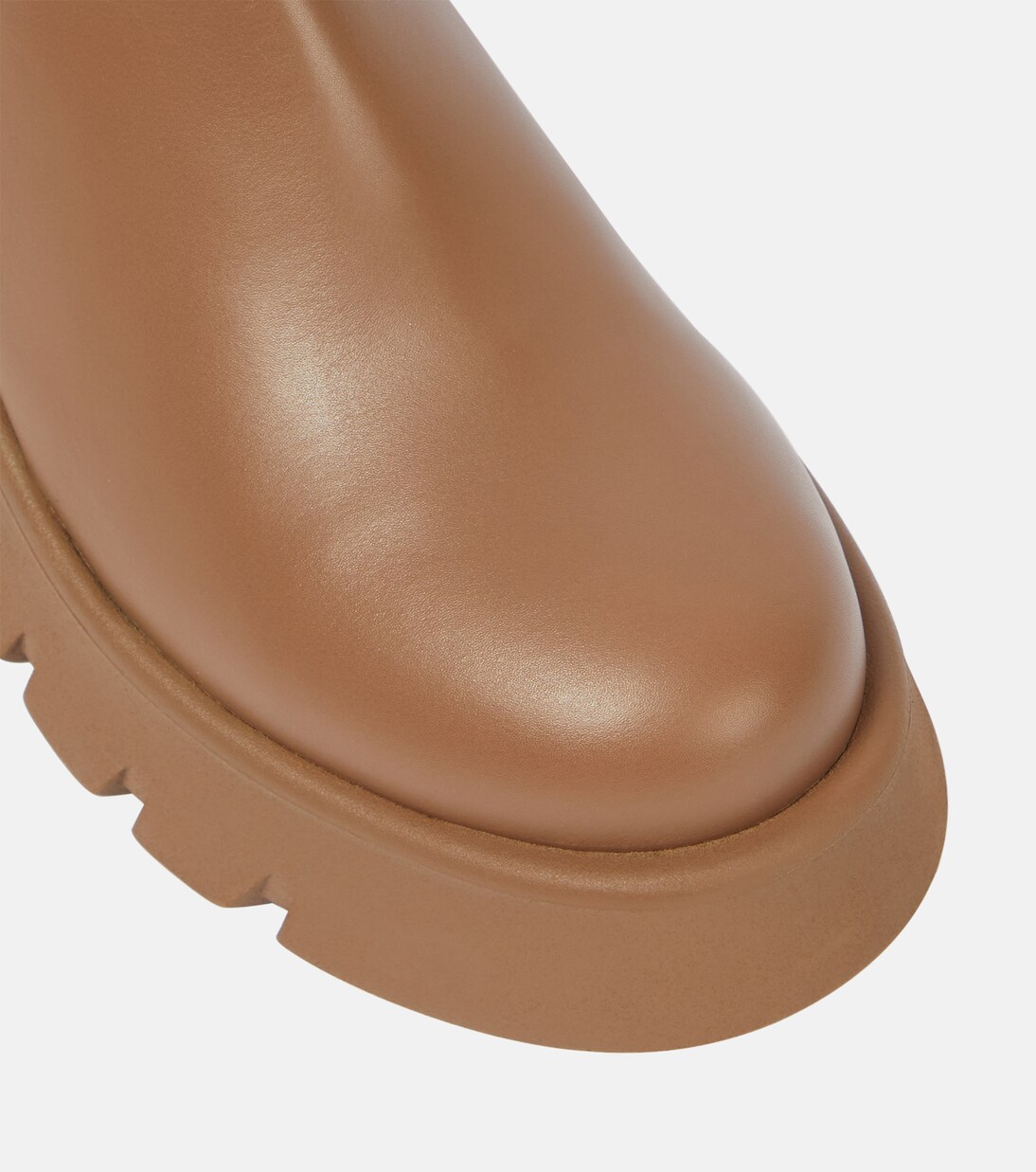 Leather flatform ankle boots | Gianvito Rossi