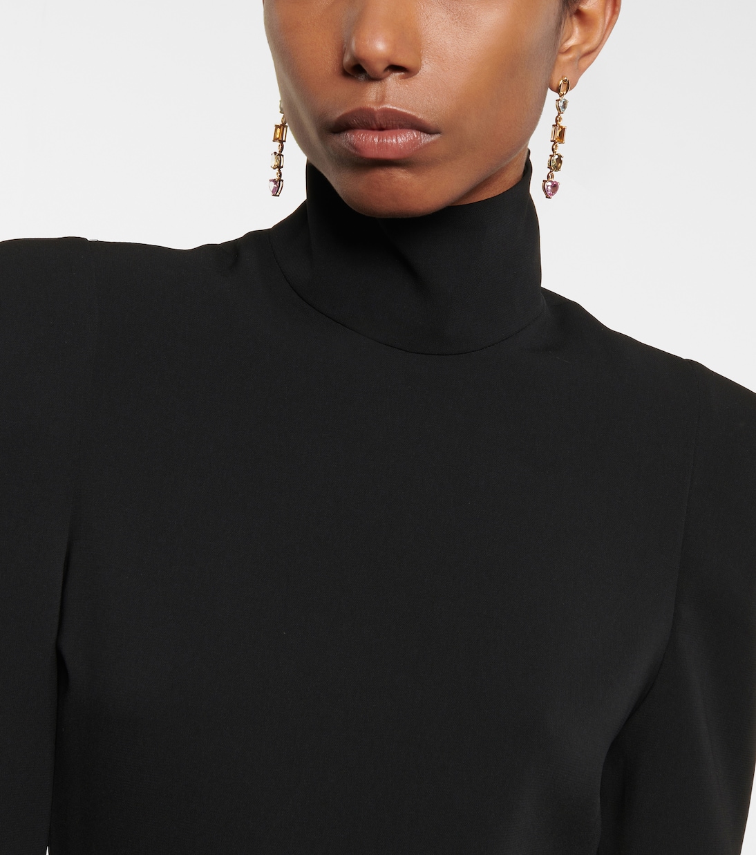 Boucles d’oreilles Catena en or 18 ct, topazes, citrines, améthystes et saphirs | Nadine Aysoy