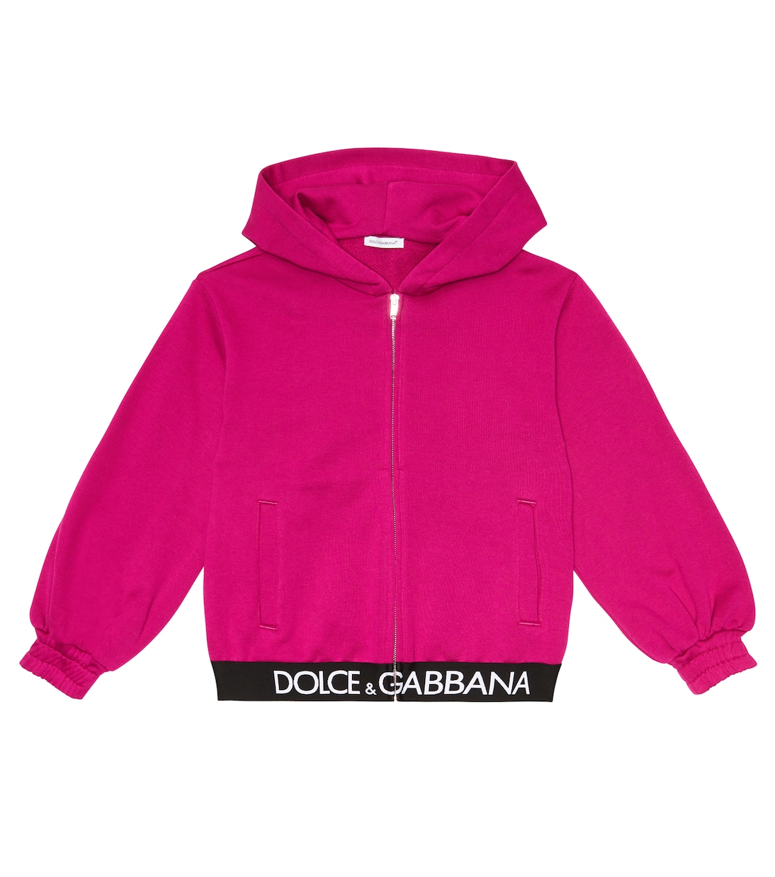 Kapuzenjacke aus Baumwoll-Jersey | Dolce&Gabbana Kids