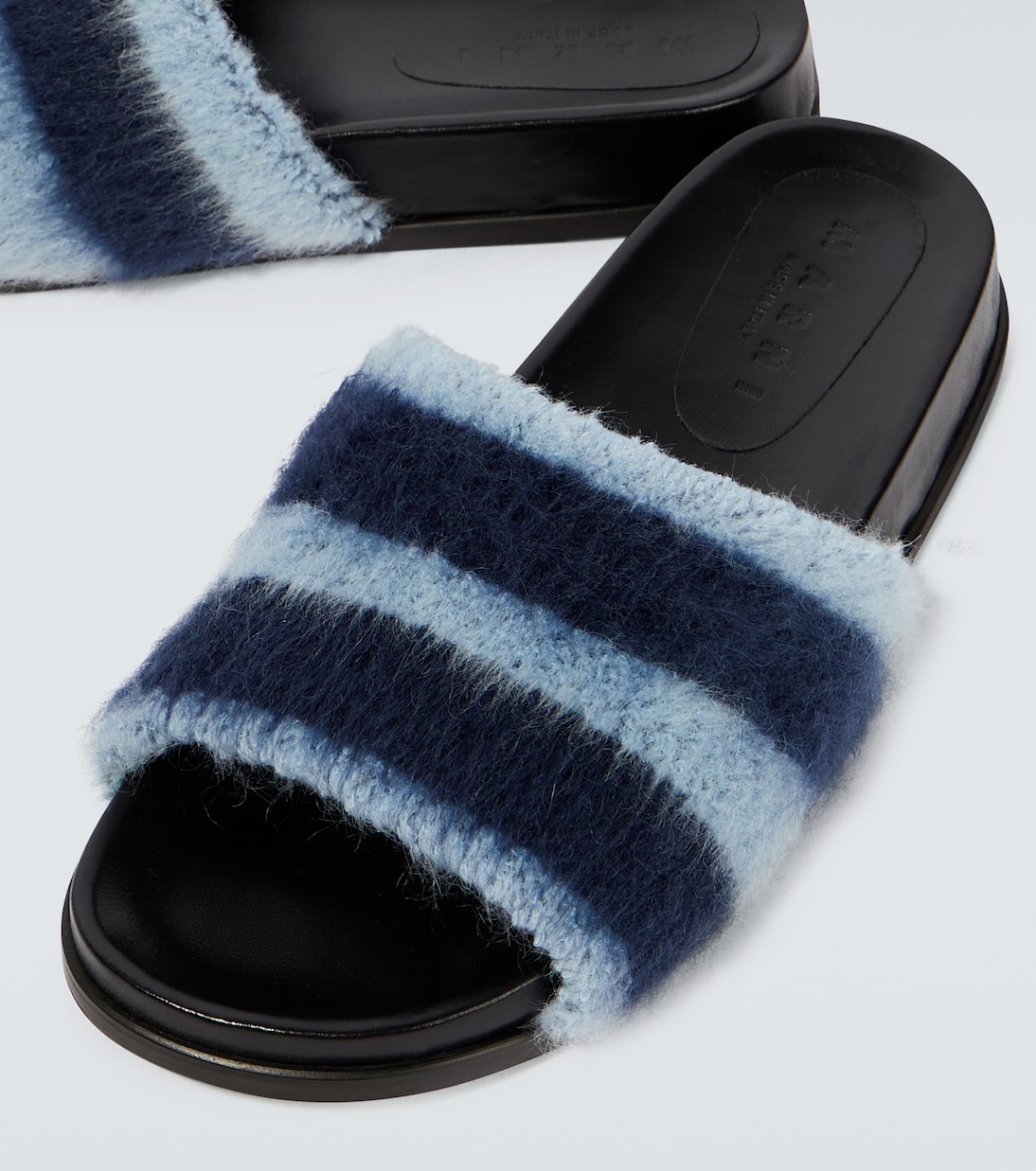 Mules Fussbett rayées | Marni