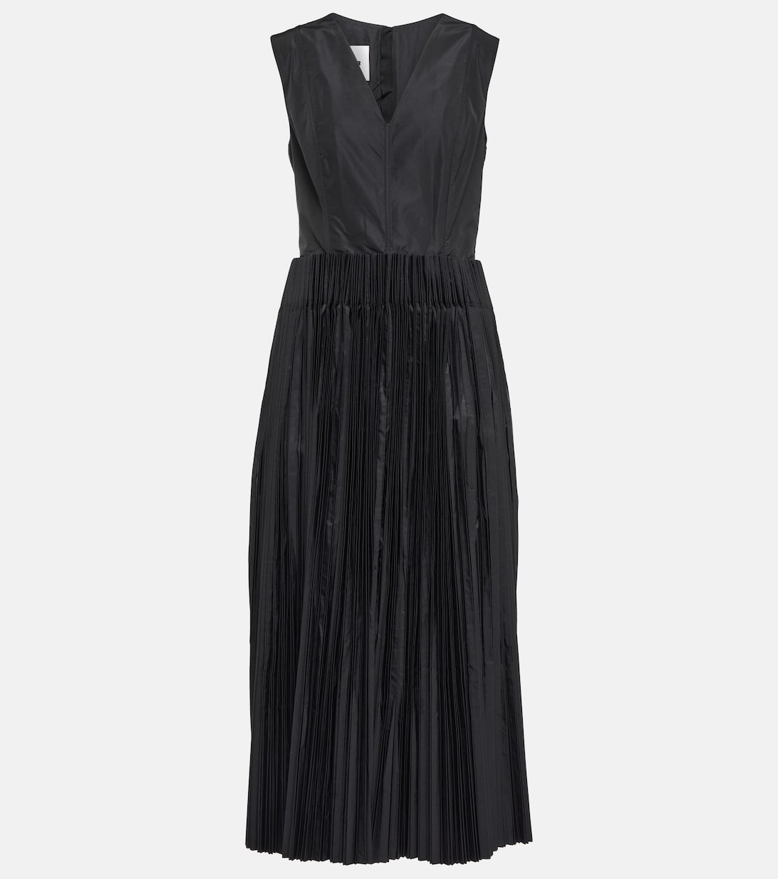 Vestido midi plisado | Jil Sander